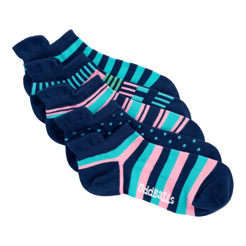 Navy Tonal Bundle - 5 Pack Trainer Sock Bundle