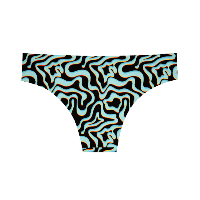 Neon Lava - Seamless Brazilian Briefs