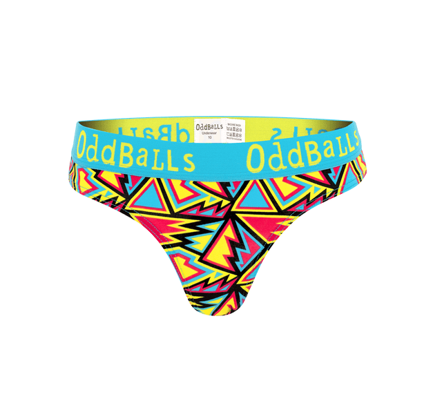 Neon Bolts - Ladies Thong