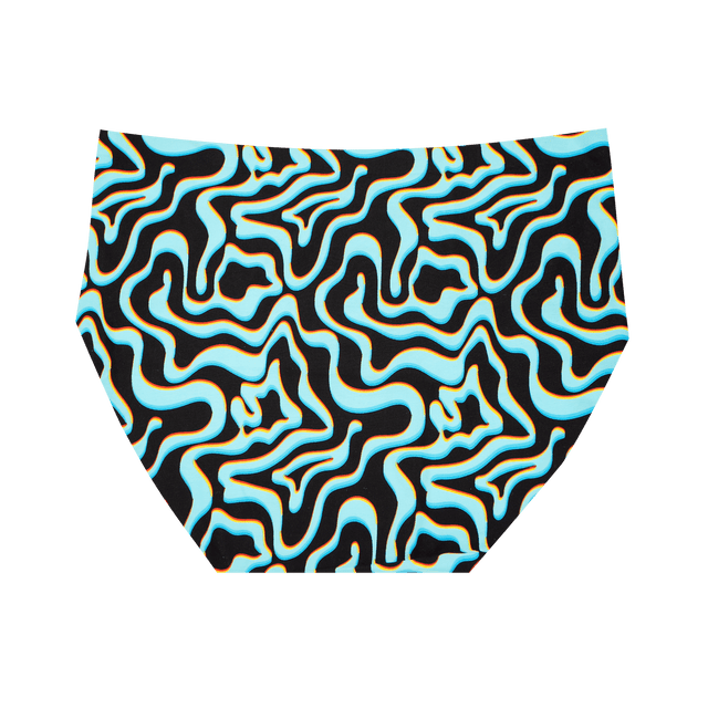 Neon Lava - Seamless Full Briefs