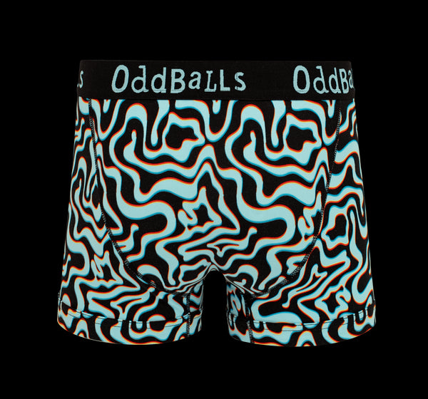Neon Lava - Mens Boxer Shorts & Ball Deodorant Bundle