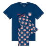 NFL Blue - Men's Long Pyjamas Set (T-Shirt & Trousers)