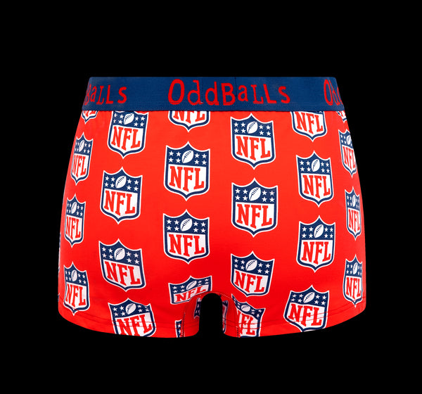 The NFL Touchdown Bundle - Ladies Boxer Shorts 2 Pack Bundle