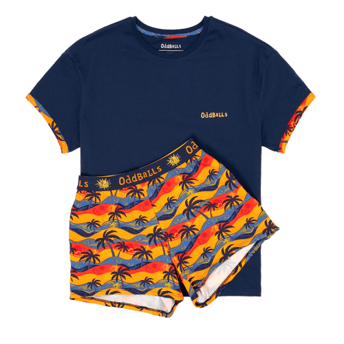 Oasis - Women's Short Pyjamas Set (T-Shirt & Shorts)
