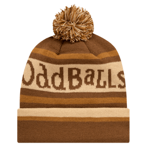 Brown | Stone | Cream - Bobble Hat