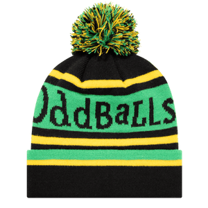 Black | Yellow | Green - Bobble Hat