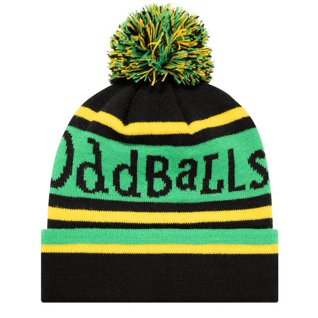 Black | Yellow | Green - Bobble Hat