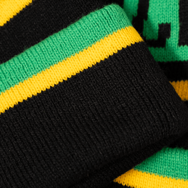 Black | Yellow | Green - Bobble Hat