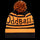 Orange | Black - Bobble Hat