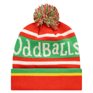 Red | Green | White | Yellow - Bobble Hat