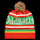Red | Green | White | Yellow - Bobble Hat