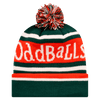 Green | White | Cherry - Bobble Hat