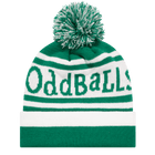 Green | White - Bobble Hat