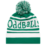 Green | White - Bobble Hat