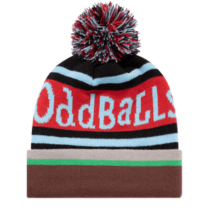 Black | Red | Sky | Grey | Brown - Bobble Hat