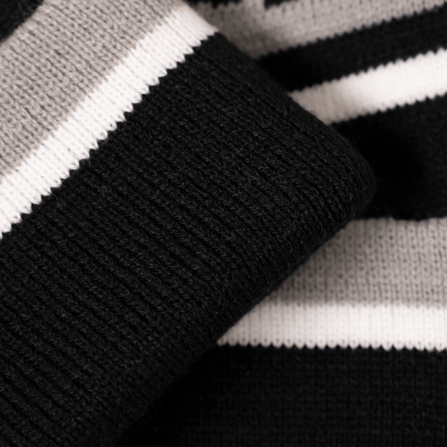 Black | Grey | White - Bobble Hat