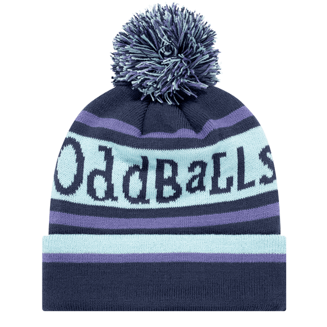 Charcoal | Mint | Purple - Bobble Hat