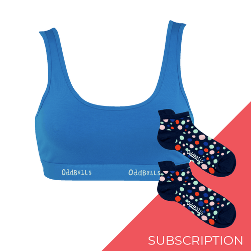 Women's Plain Bralette Subscription - Monthly (Free Socks + Free Delivery!)