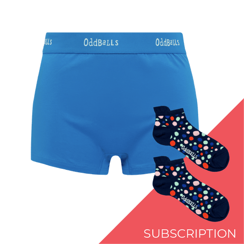 Women's Plain Cotton Boxer Shorts Subscription - Monthly (Free Socks + Free Delivery!)