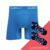 Men's Plain Bamboo Boxer Shorts Subscription - Monthly (Free Socks + Free Delivery!)
