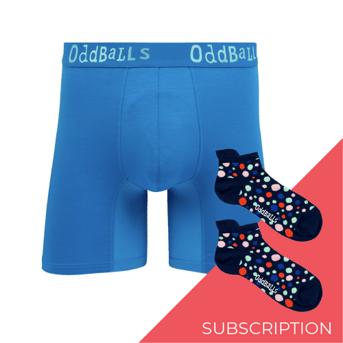 Men's Plain Bamboo Boxer Shorts Subscription - Monthly (Free Socks + Free Delivery!)