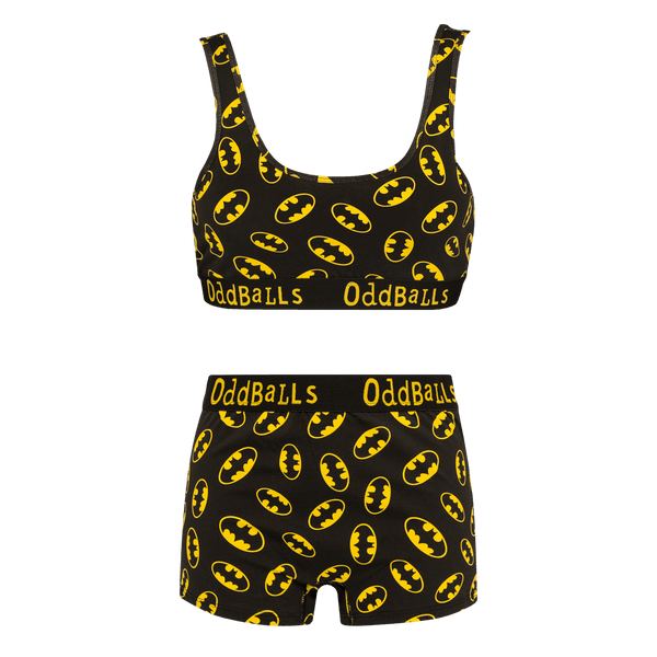 Original Batman Bundle - Womens Bralette & Boxers Matching Set