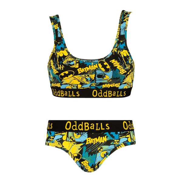 Batman Gotham Bundle - Womens Bralette & Briefs Matching Set