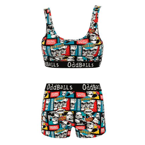 Original Stormtrooper Comic Bundle - Womens Bralette & Boxers Matching Set
