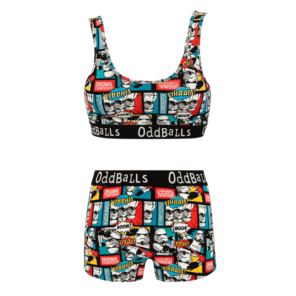Original Stormtrooper Comic Bundle - Womens Bralette & Boxers Matching Set