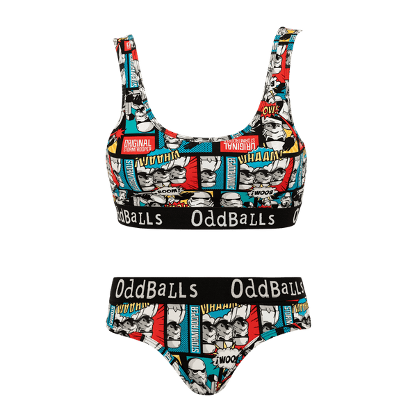 Original Stormtrooper Comic Bundle - Womens Bralette & Briefs Matching Set