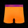 Orange & Aubergine - Mens Cotton Boxer Shorts