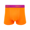 Orange & Aubergine - Mens Cotton Boxer Shorts