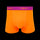 Orange & Aubergine - Mens Cotton Boxer Shorts