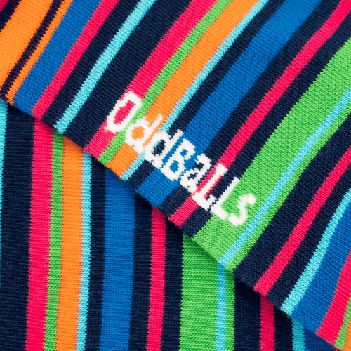 Orange Lines - Socks