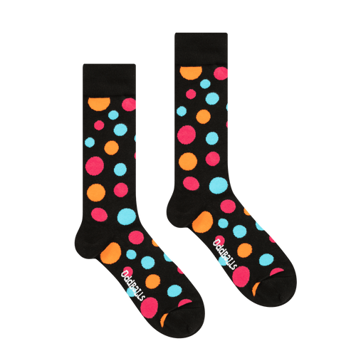 Orange Polka Dot - Socks