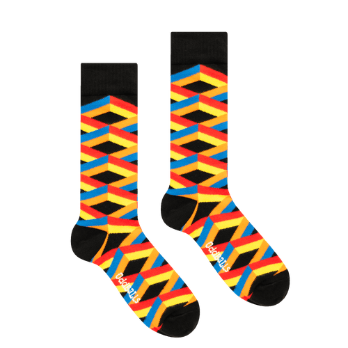 Red Zig Zag - Socks