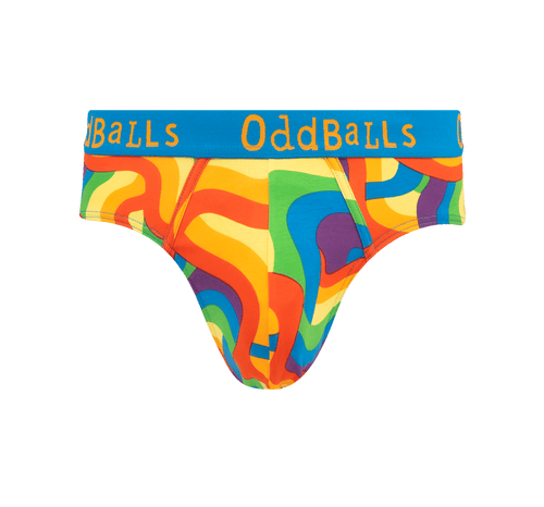 Over The Rainbow - Mens Cotton Briefs