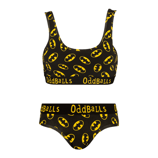 Original Batman Bundle - Womens Bralette & Briefs Matching Set