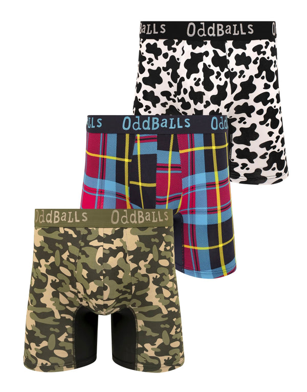 ASOS bamboo boxer shorts 3 pack