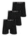 ASOS Plain bamboo boxer shorts 3 pack