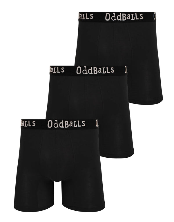 ASOS Plain bamboo boxer shorts 3 pack