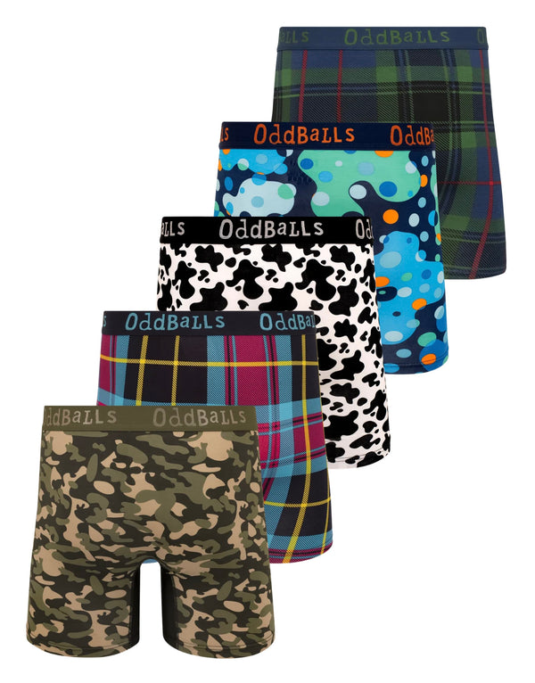 ASOS Bamboo Boxer Shorts Bundle 5 Pack