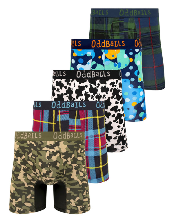 ASOS Bamboo Boxer Shorts Bundle 5 Pack