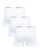 Plain cotton boxer shorts 3 pack