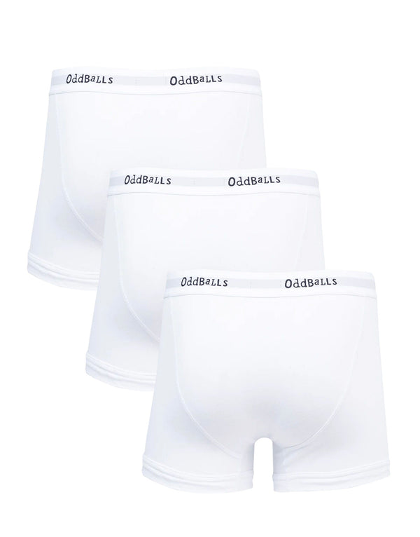 Plain cotton boxer shorts 3 pack