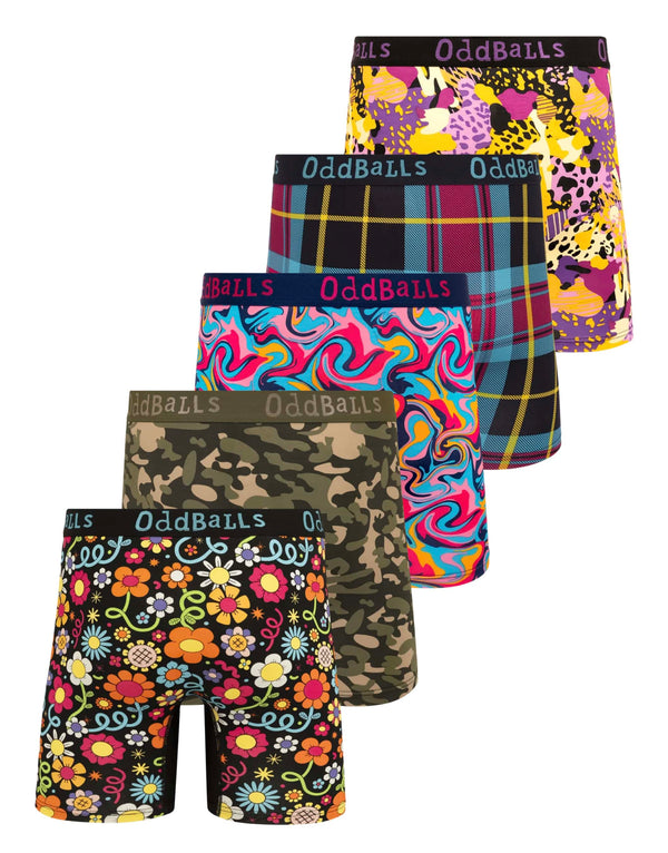 ASOS - Mens Bamboo Boxer Shorts Bundle 5 Pack