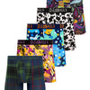 ASOS - Mens Bamboo Boxer Shorts Bundle 5 Pack