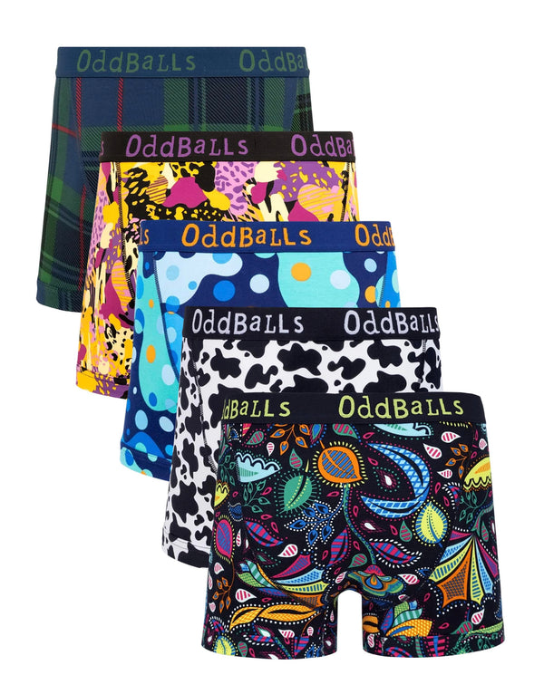 5 Pack cotton boxer shorts