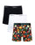 Ditsy floral print cotton boxer shorts 3 pack