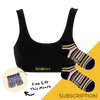 Women's Plain Bralette Subscription - Monthly (Free Socks + Free Delivery!)